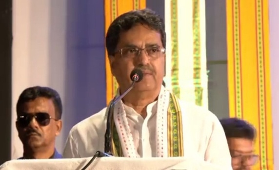 Tripura CM Dr Manik Saha inaugurates 19 projects in South Tripura district.